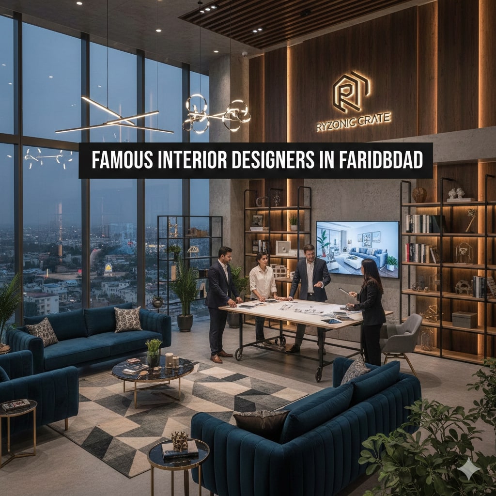 Famous Interior Designers in Faridabad – Transforming Spaces with Ryzonic