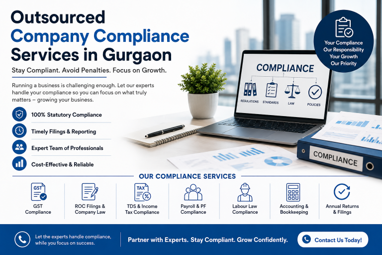 outsourced company compliance services in gurgaon