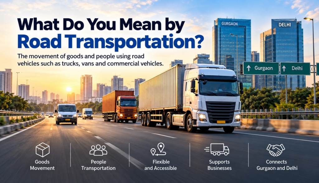 Road Transportation_ Gurgaon to Delhi